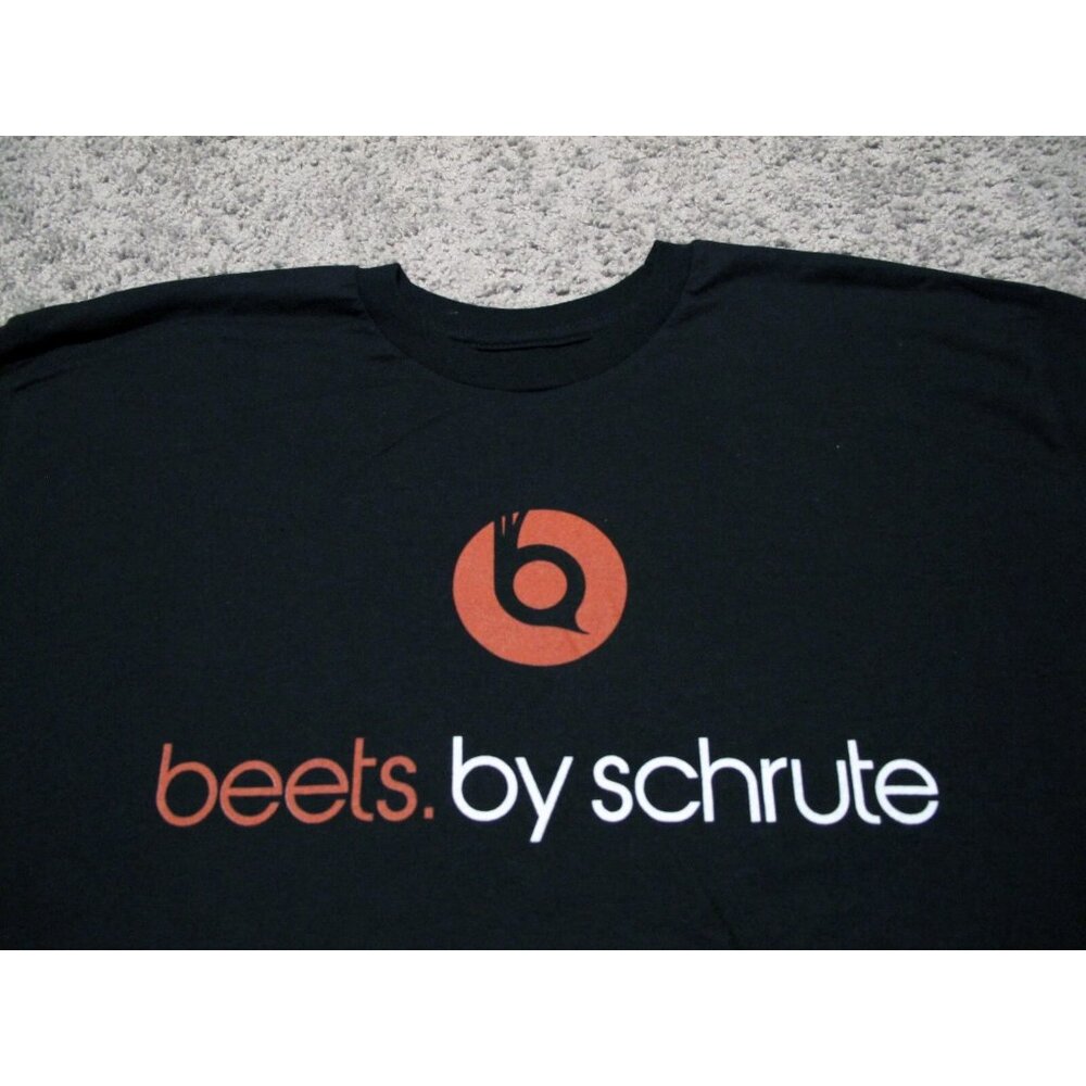 BustedTees x The Office Beets by Schrute men's t-shirt XL dwight dunder mifflin